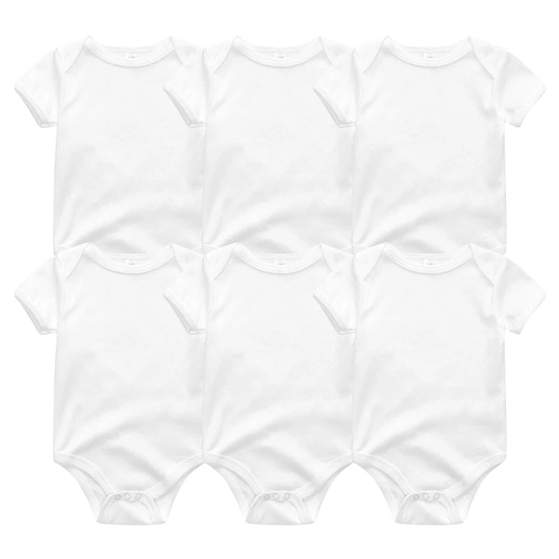 6Pcs Baby Girl Jumpsuit Set