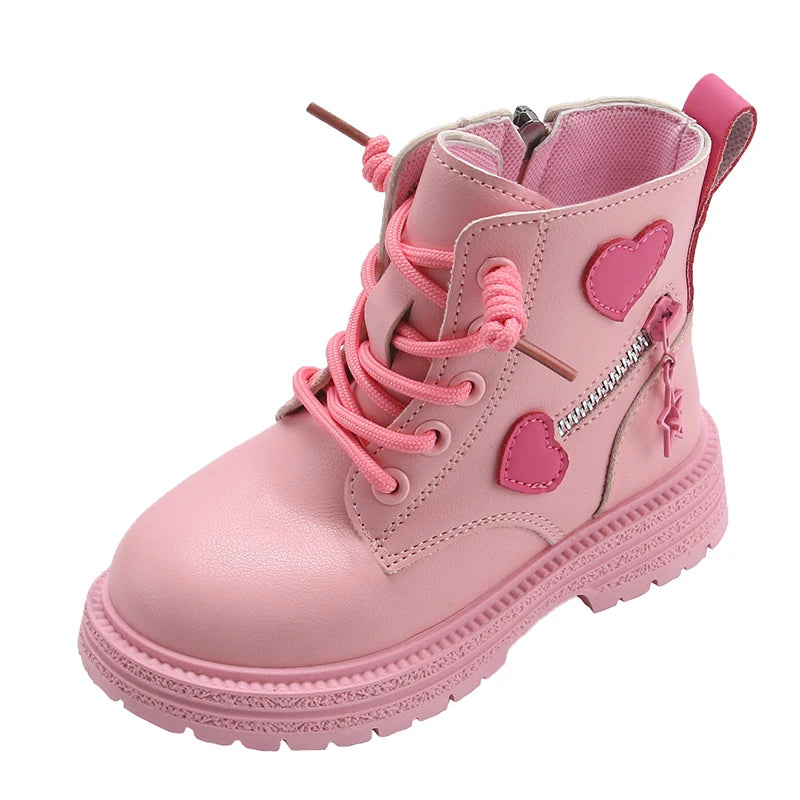 Girls Fashion Rubber Boots Pink