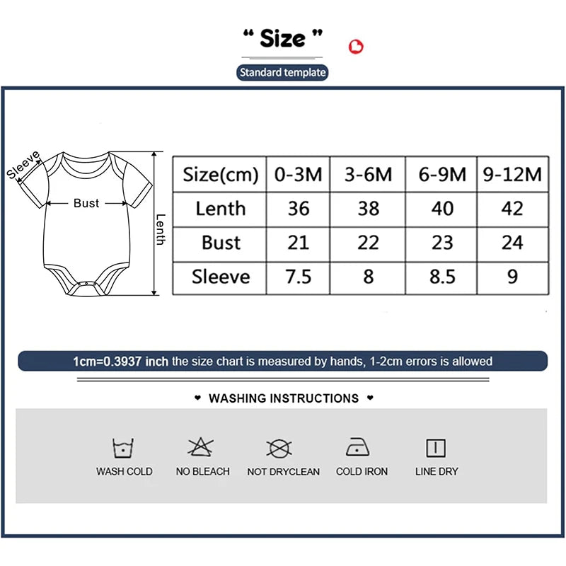 Fashion Baby Boy Girl Bodysuits 6-Pack Casual Cotton Soft Infants Outfit New born Clothes