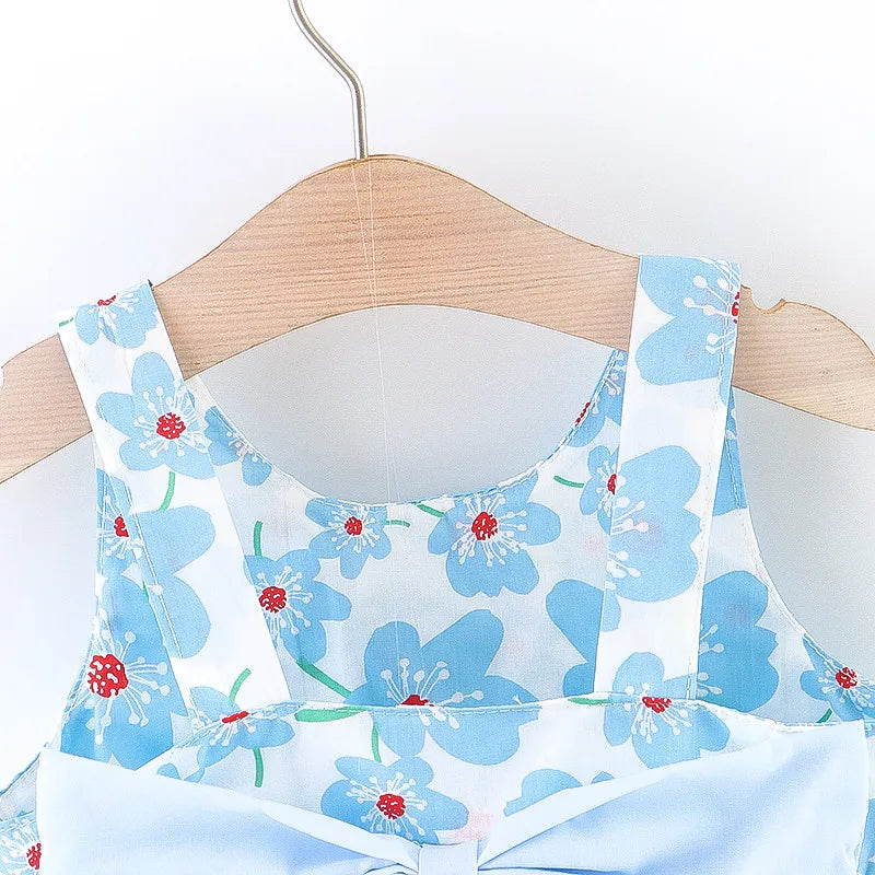 Summer Baby Girl Dress + Sun Hat