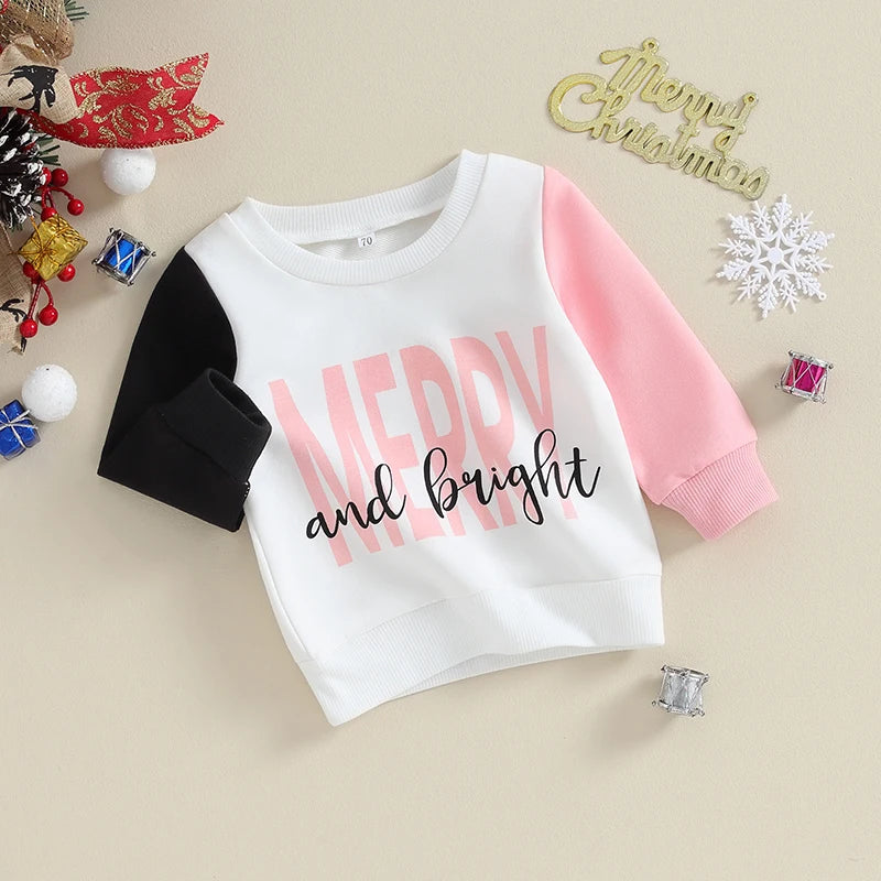 Infant Girls Holiday Jumpsuit Sweet Message Graphic  Festive Baby Girl Romper Christmas Outfit Newborn Clothes