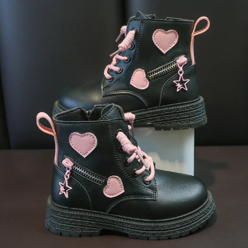 Girls Fashion Rubber Boots Pink