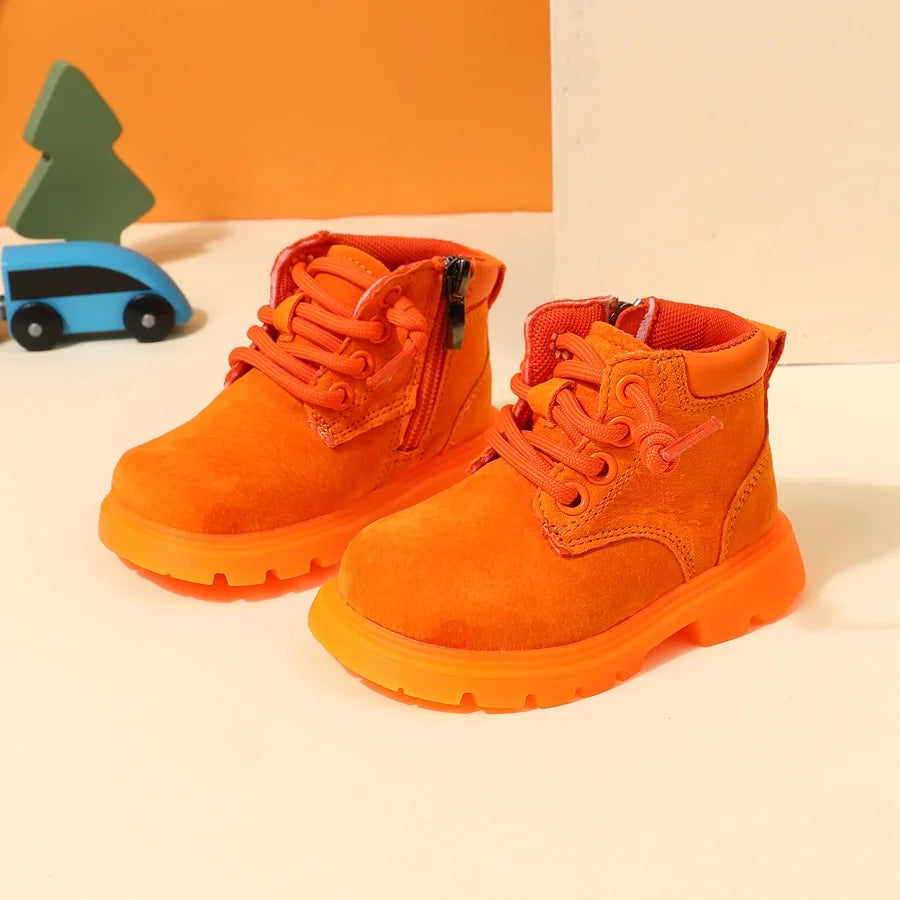 Autumn Baby Leather Boots